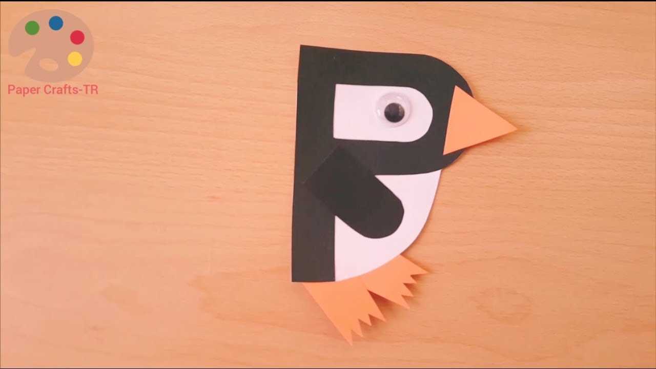 letter p penguin craft template