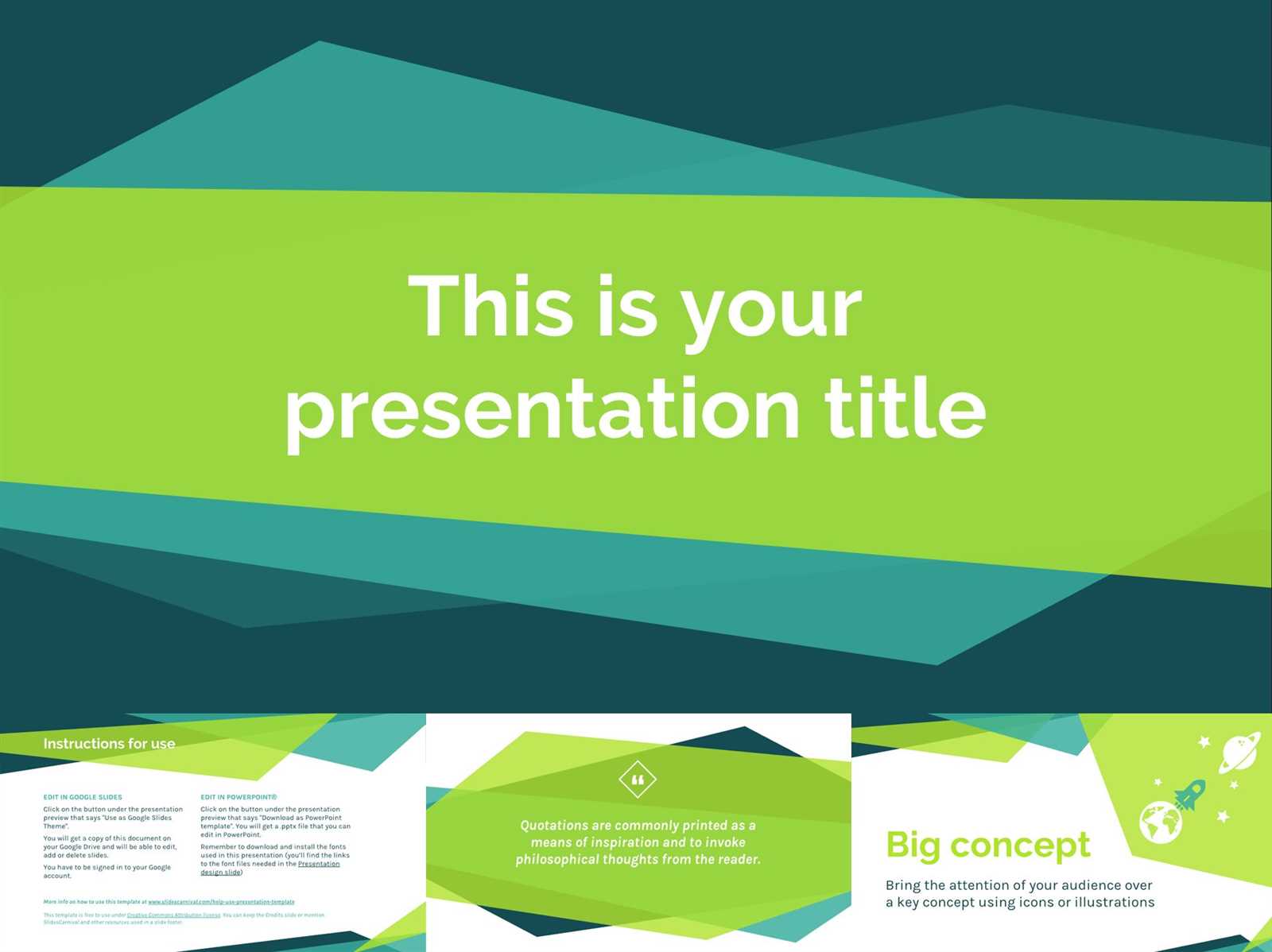 letter ppt template free download