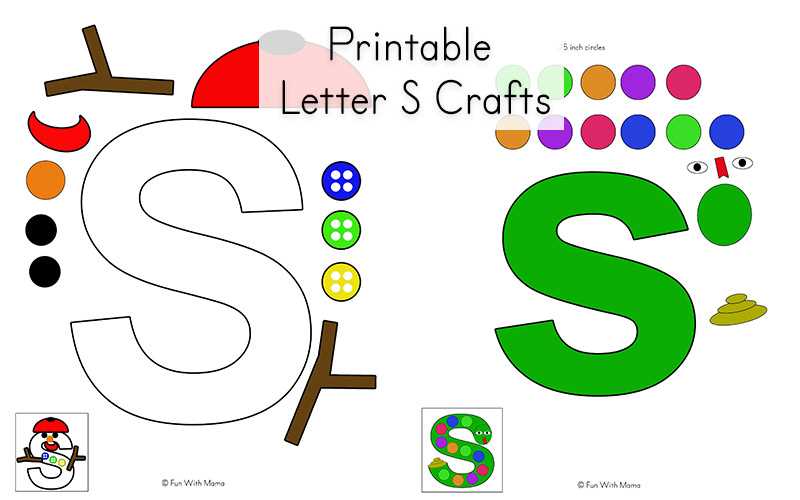 letter s template to print