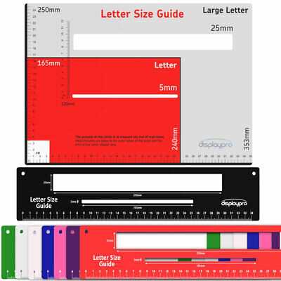 letter size template royal mail