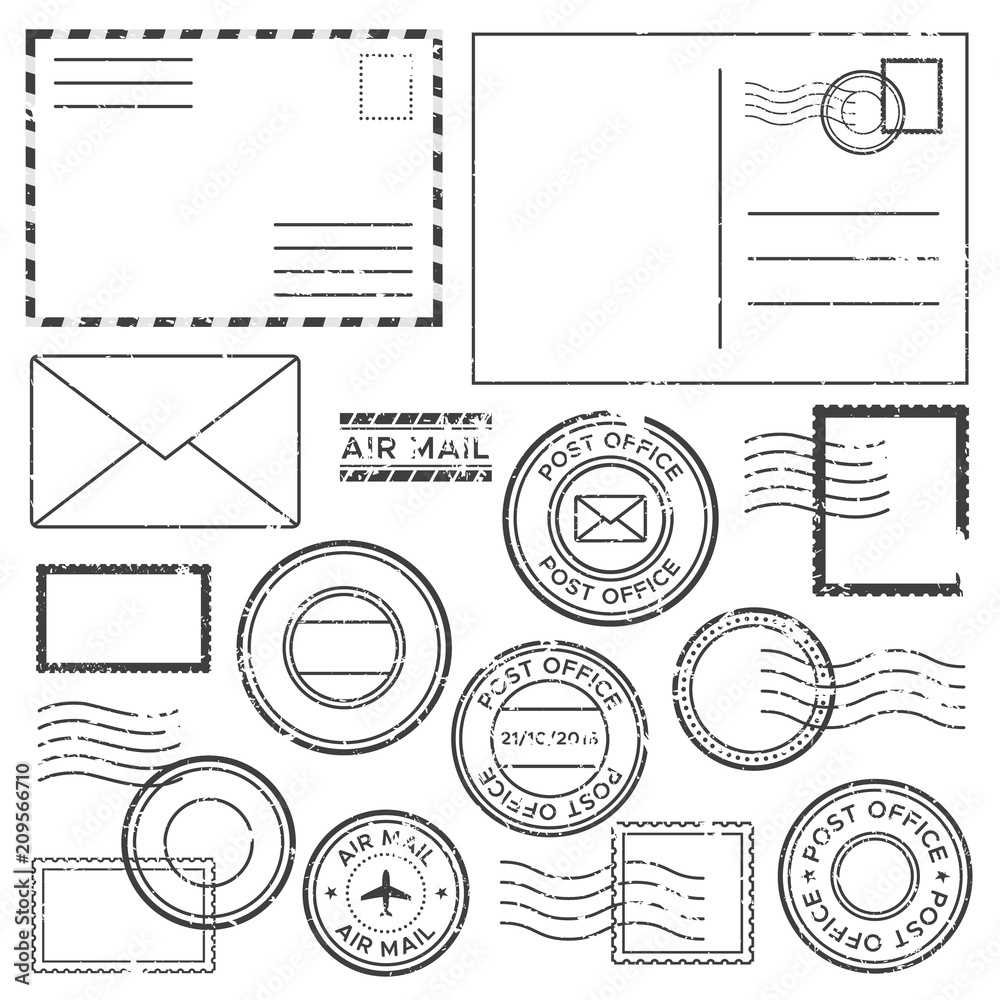 letter stamp template