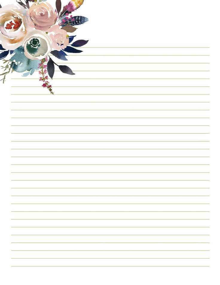 letter stationery templates free