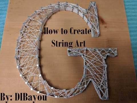 letter string art template