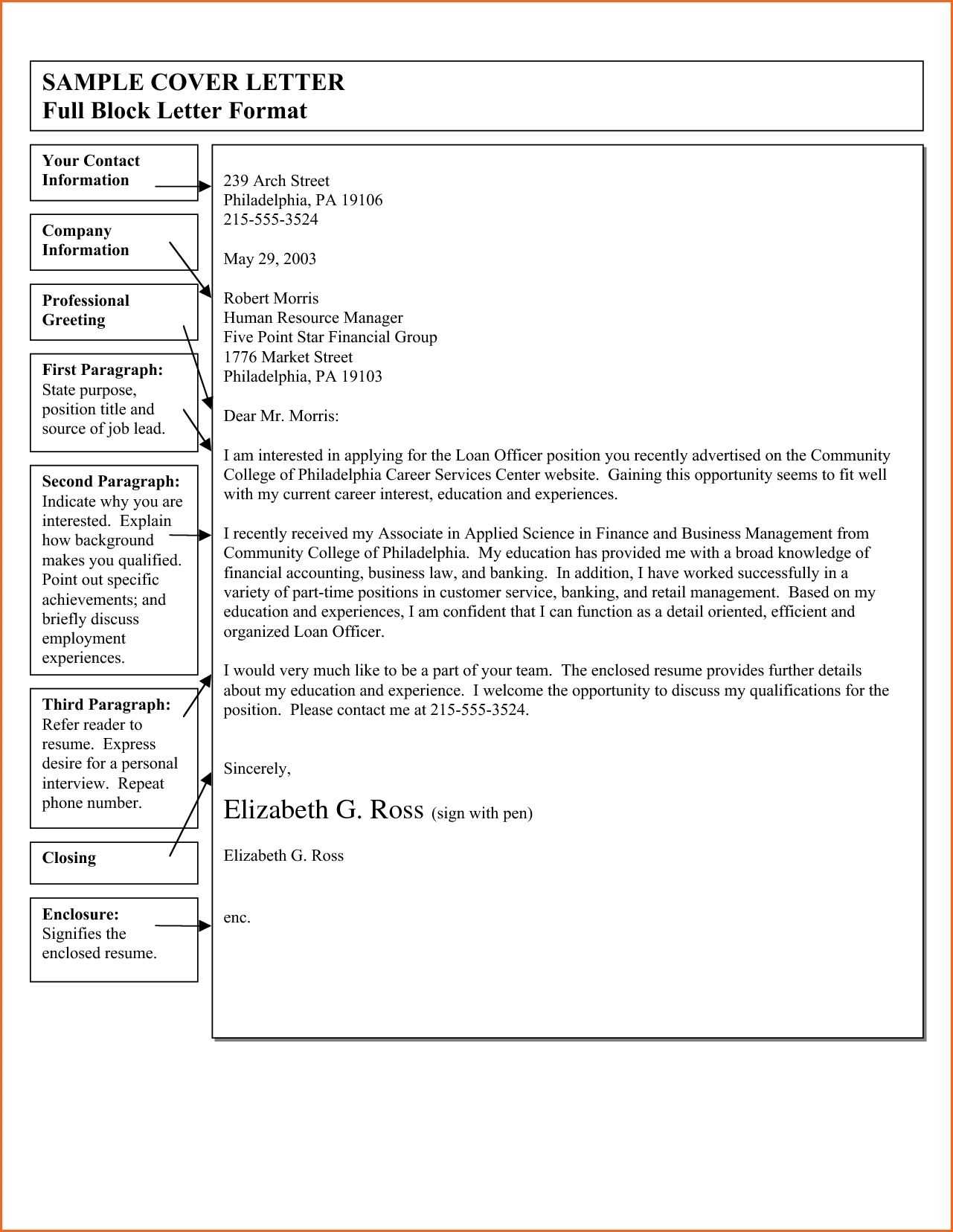 letter style template