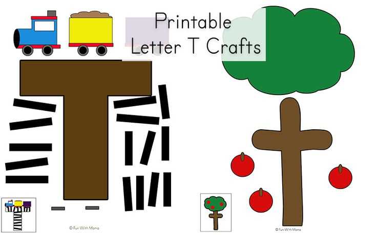 letter t template preschool