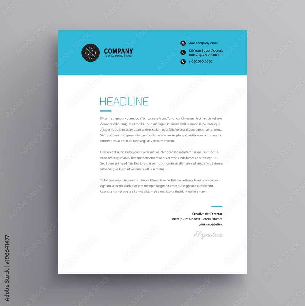 letter template design free