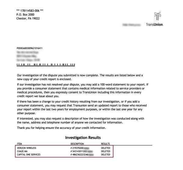 letter template to remove inquiries from credit report