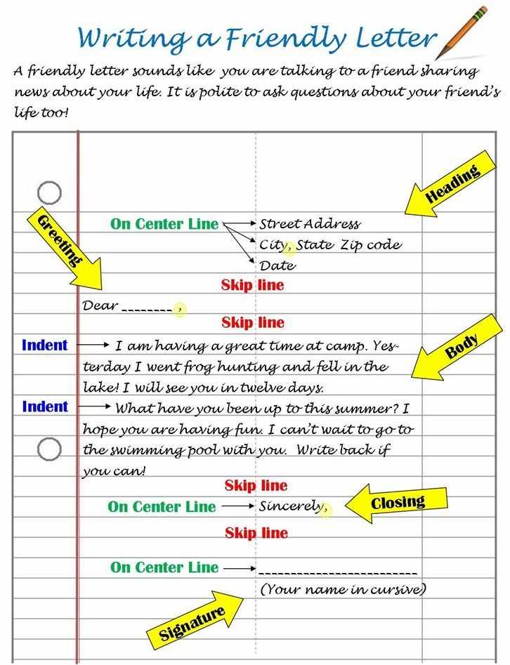 letter template writing