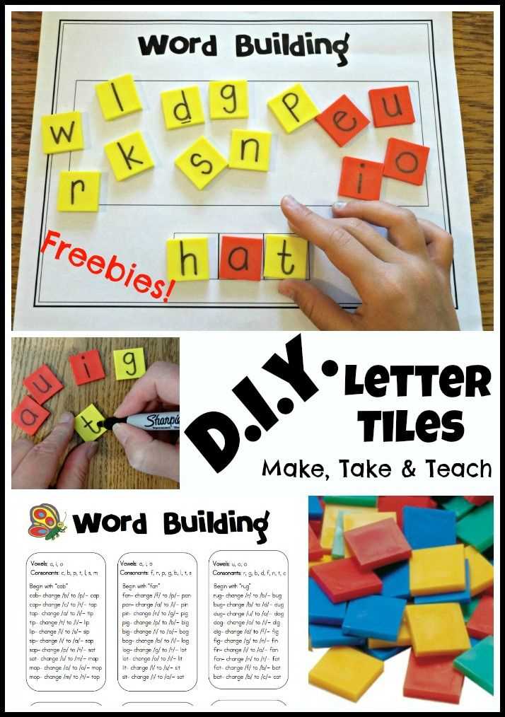 letter tiles template