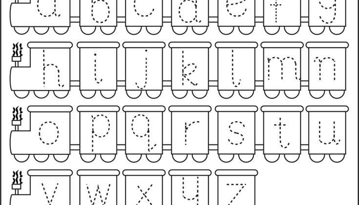 letter tracing templates for kindergarten