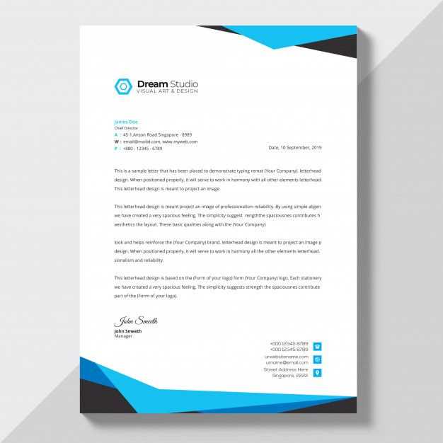 letter website template