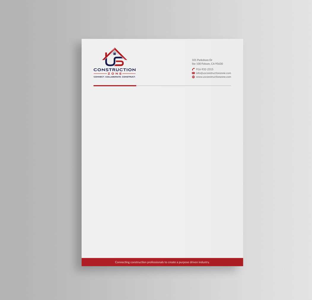 letter with letterhead template