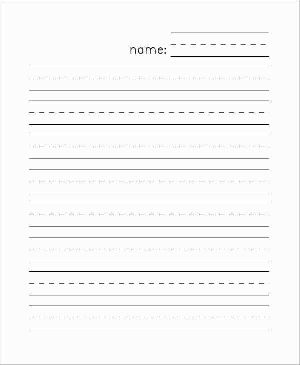 letter writing template for kids