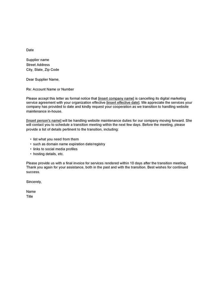 life insurance cancellation letter template