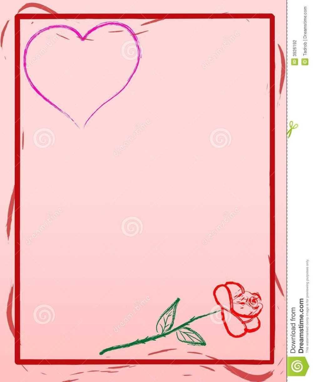 love letter background template free download