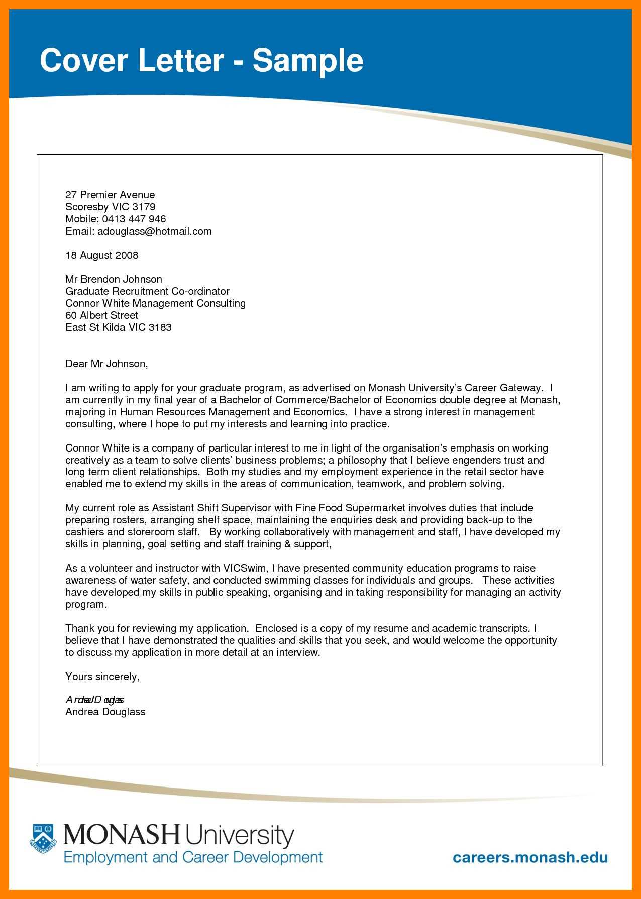 marketing cover letter templates