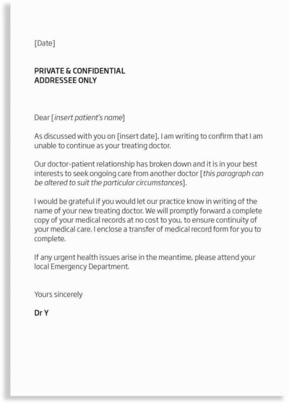 medical emergency letter for passport template