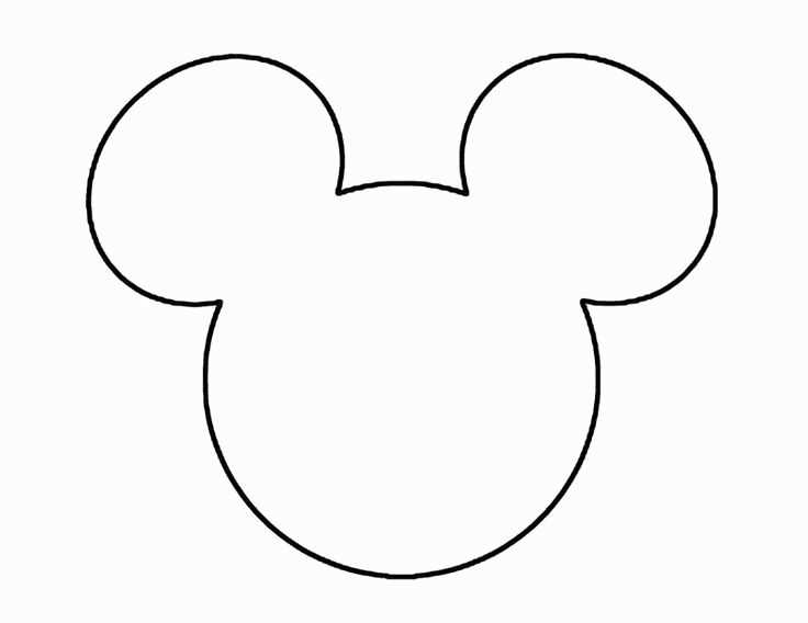 mickey mouse letter template printable