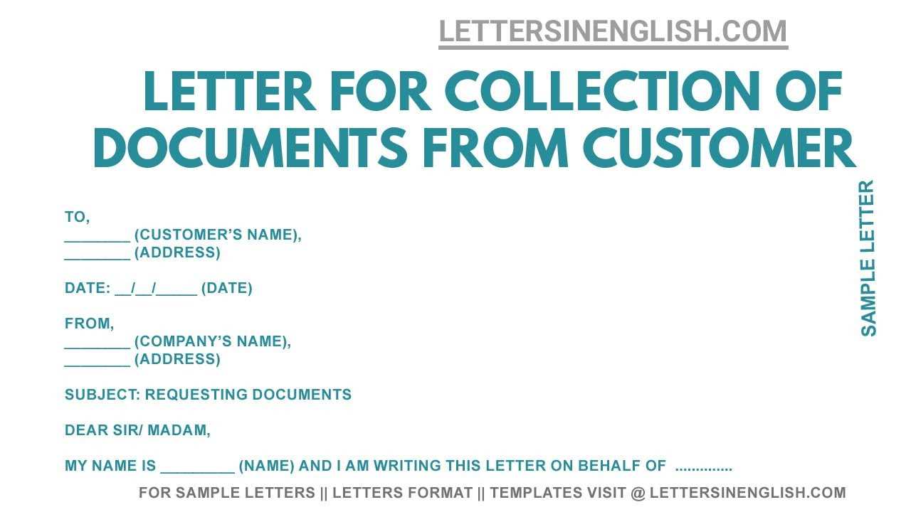 missing document letter template