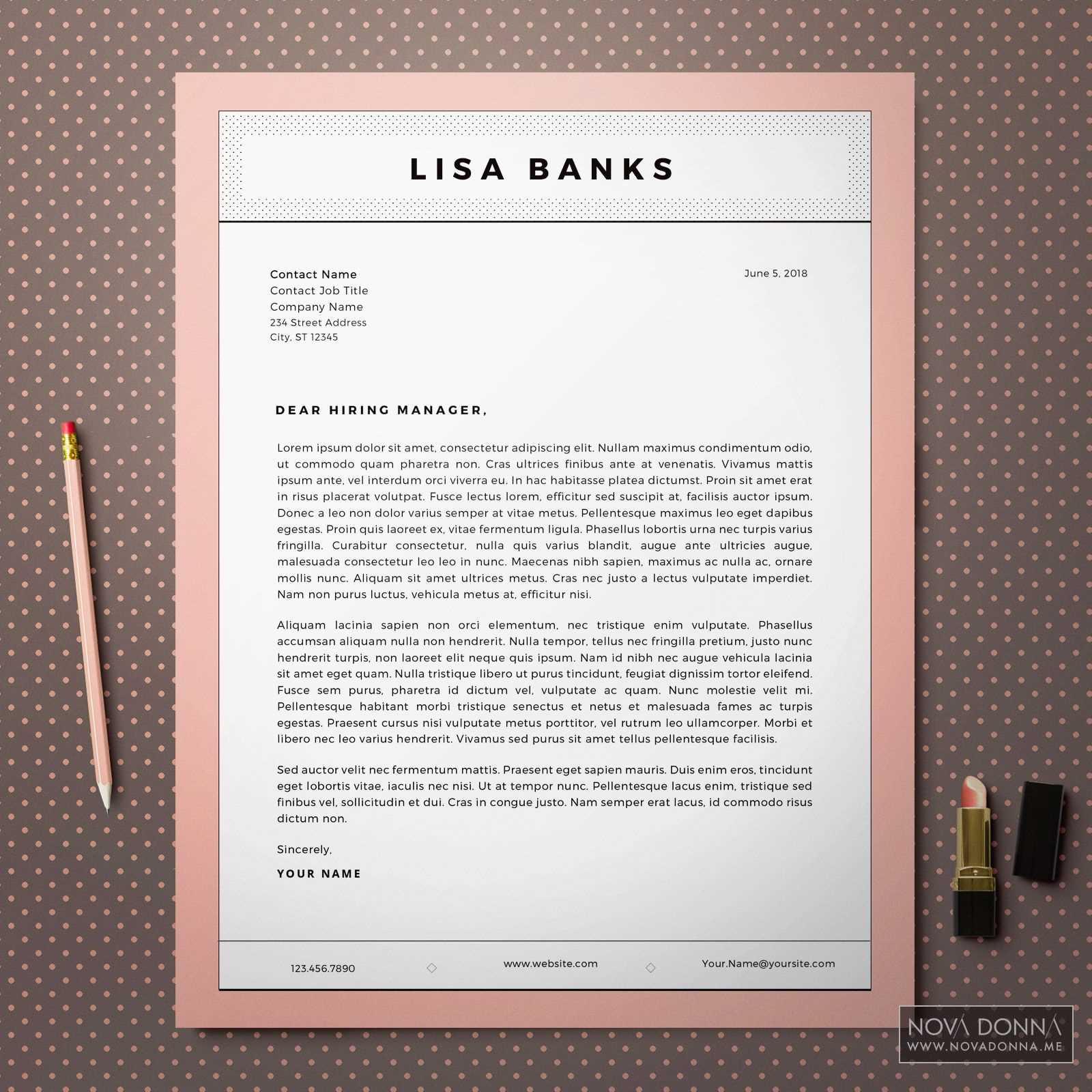 modern cover letter templates