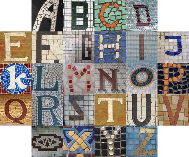 mosaic letter templates free