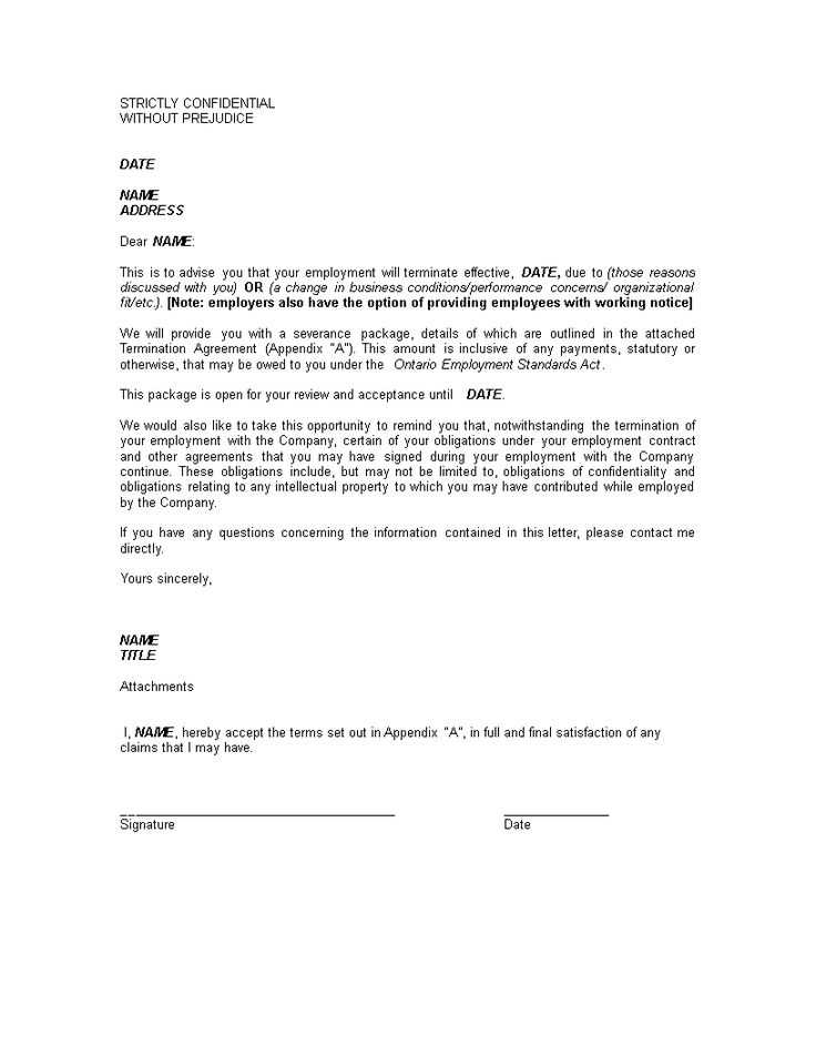 new york state termination letter template