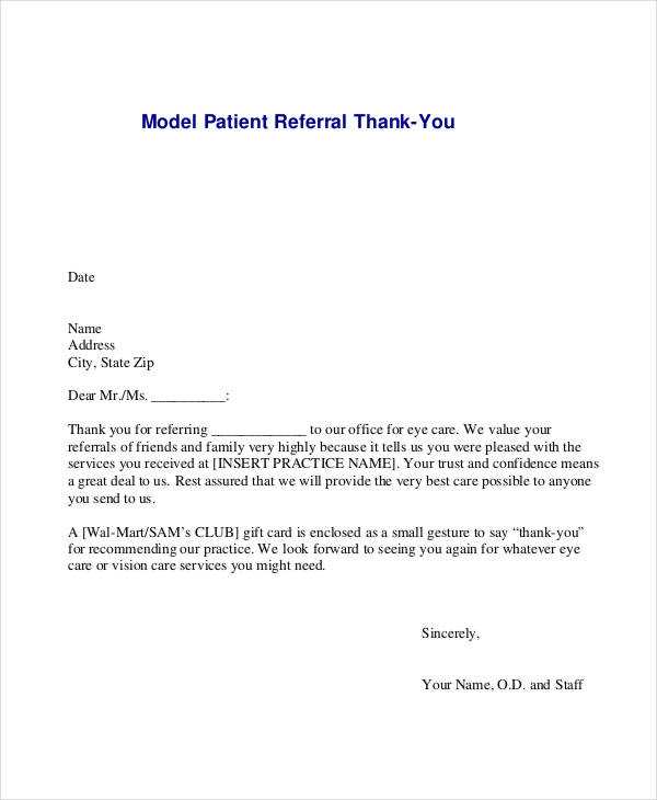 nhs letter template