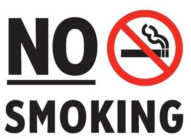 no smoking letter template