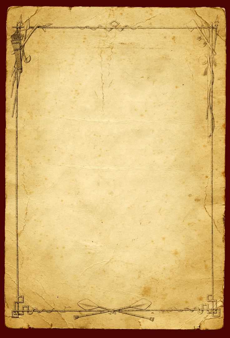 old letter paper template