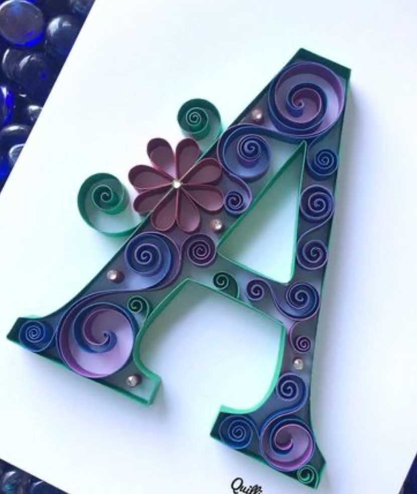 paper quilling letter template