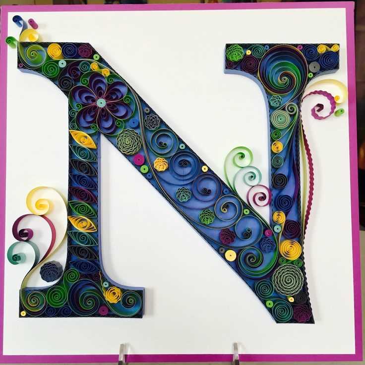 paper quilling letter template