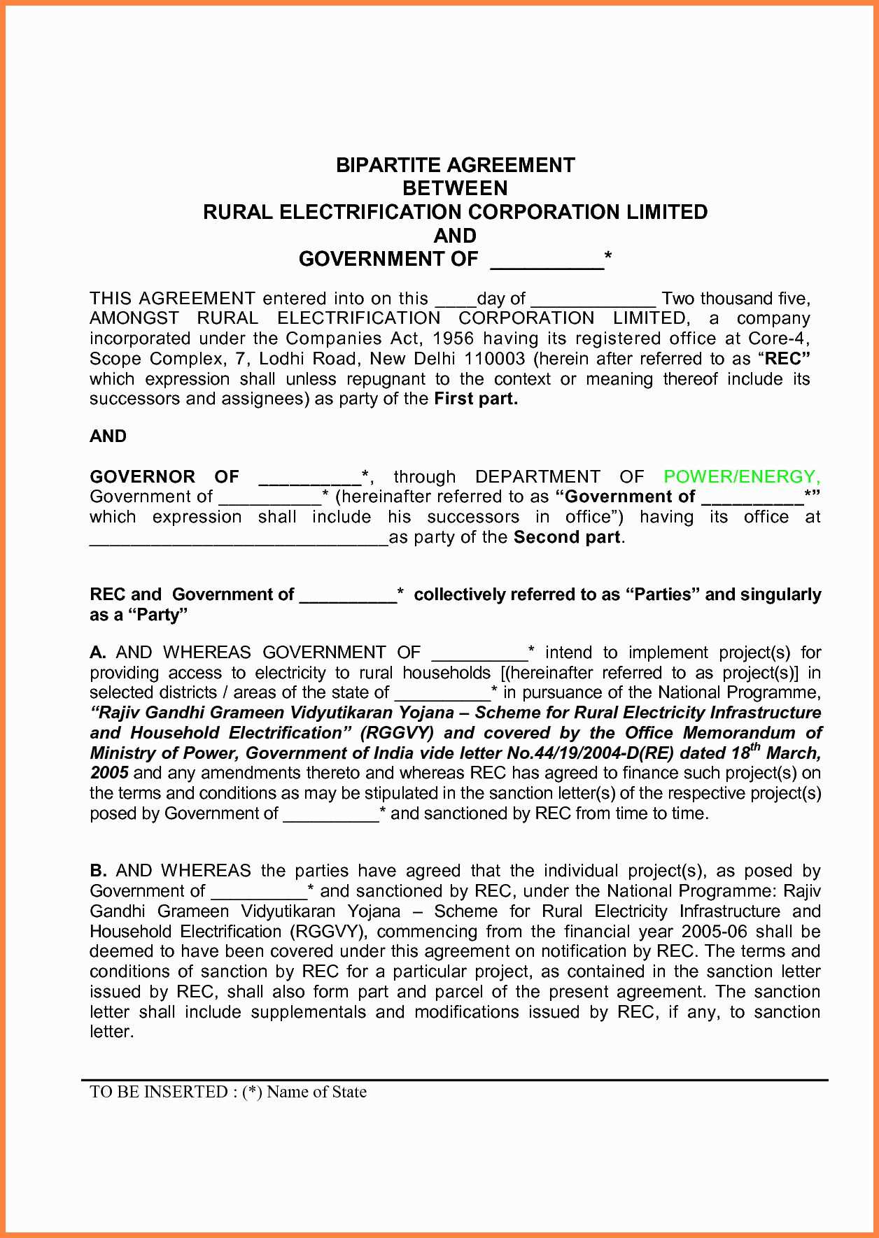 party wall agreement letter template