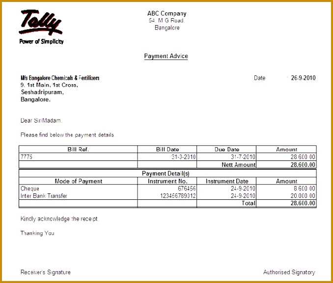 payment remittance letter template