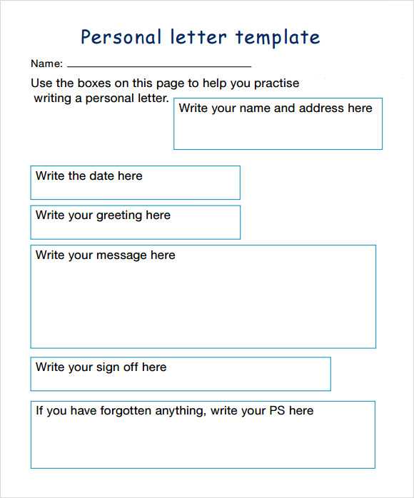 personal notarized letter template