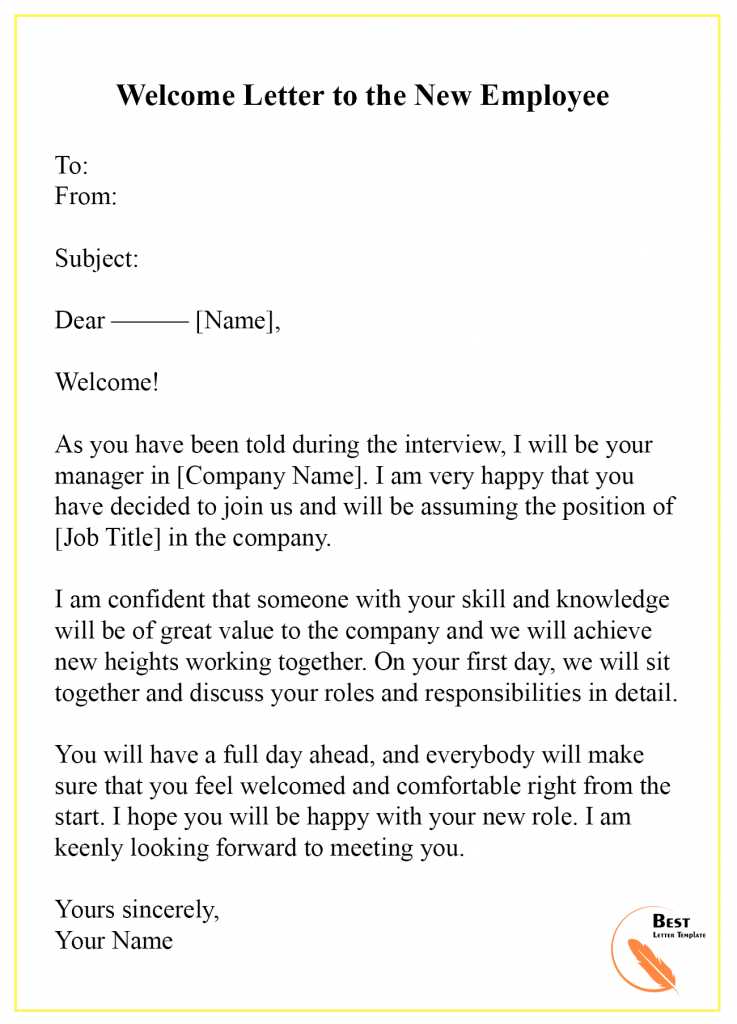 personal training welcome letter template