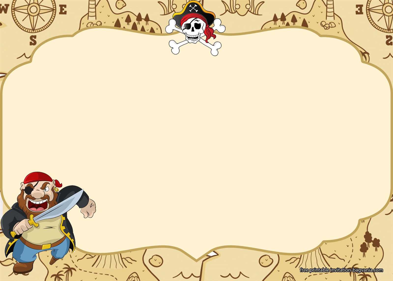 pirate letter template