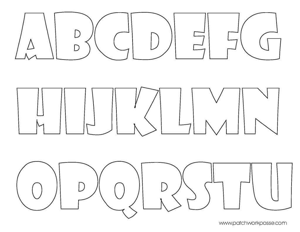 printable applique letter templates free