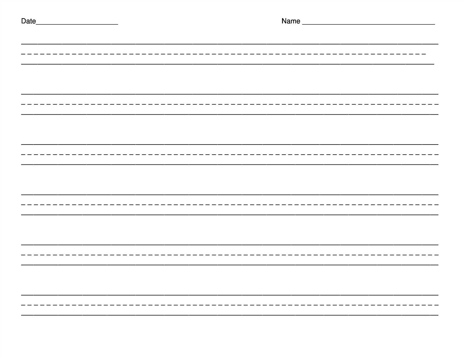 printable blank letter template