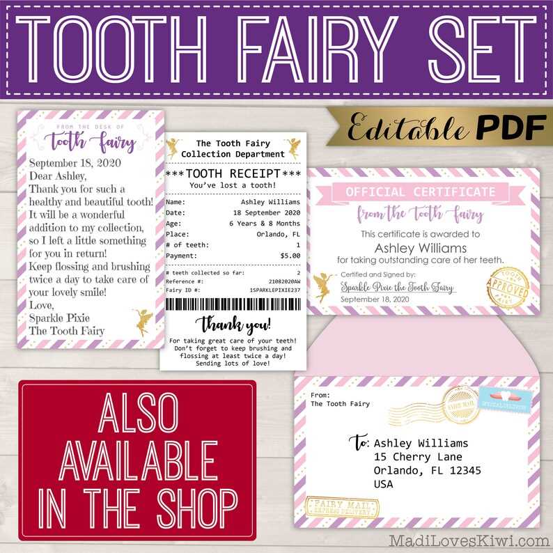 printable tooth fairy apology letter template