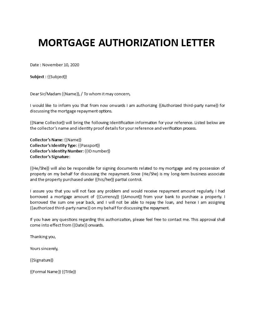 private mortgage payoff letter template