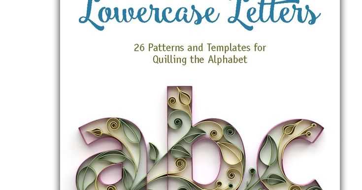 quilling letter templates