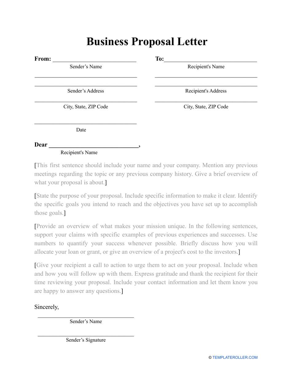 raise proposal letter template