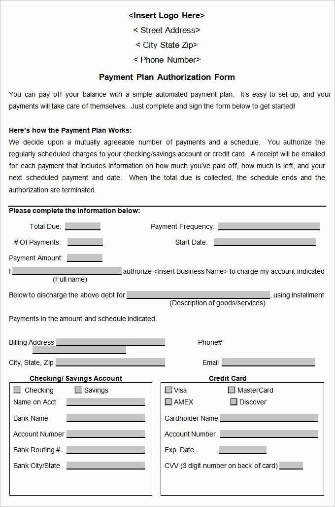 repayment plan letter template