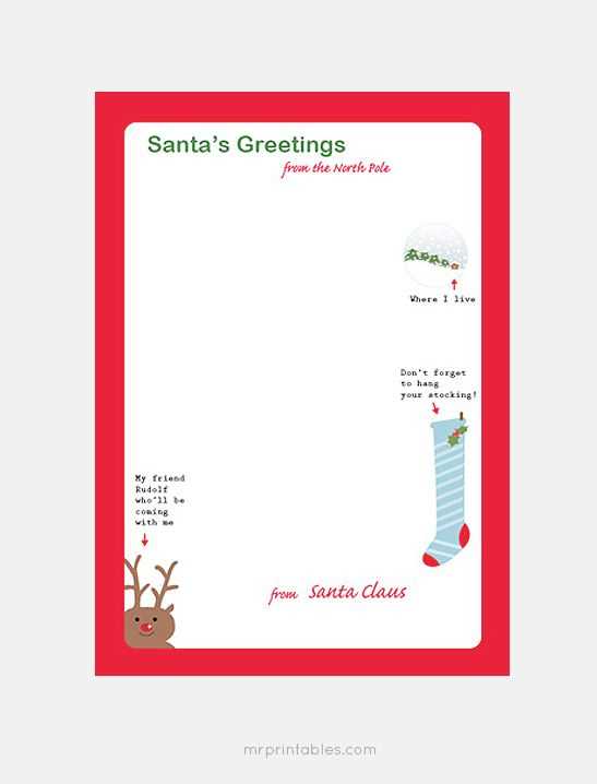 reply from santa letter template free