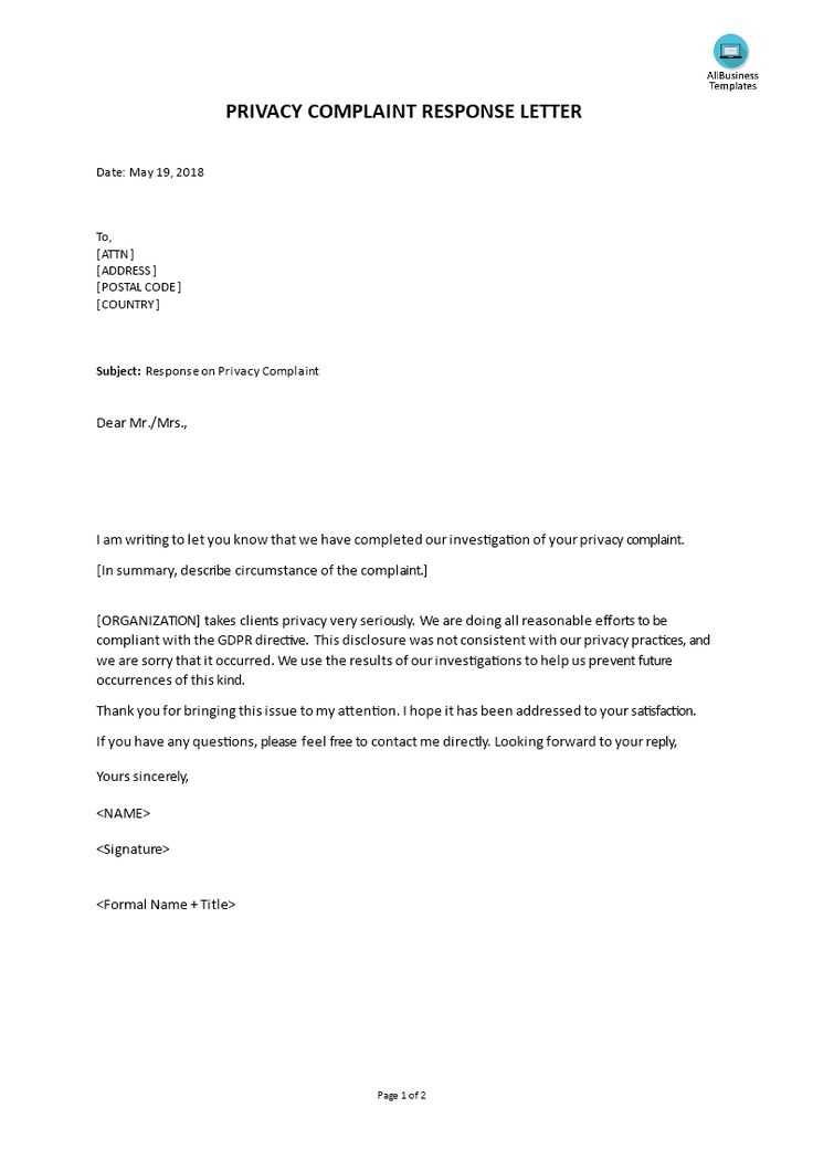 response to letter of claim template