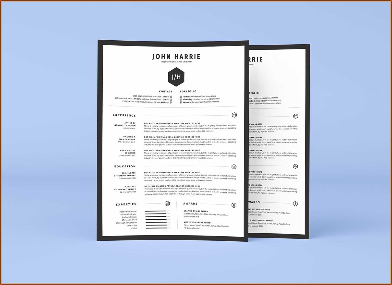 resume cover letter template word document