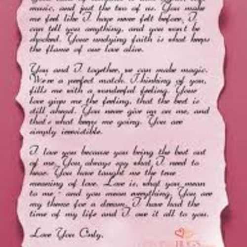 romantic love letter templates