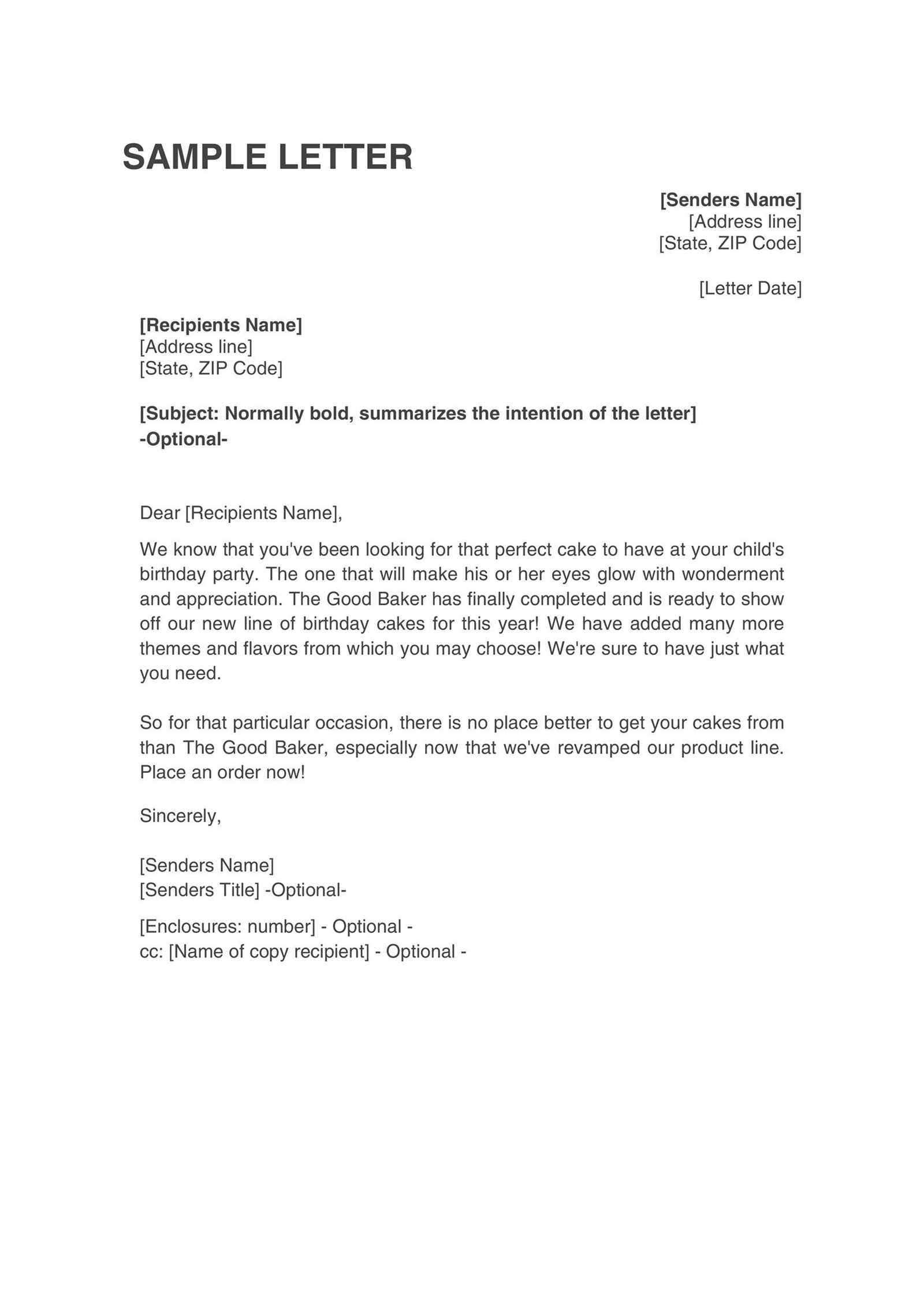 sales letter template pdf