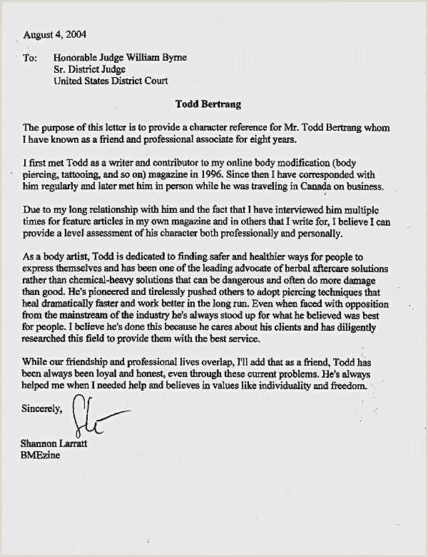 sample letter to judge before sentencing template