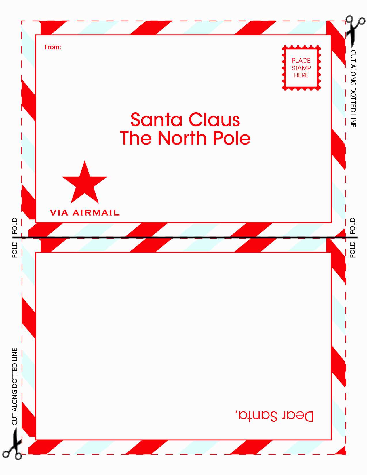 santa letter google doc template